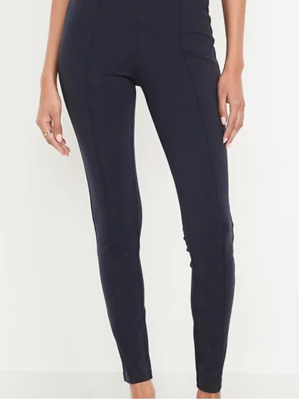 Old Navy High-Rise Stevie Seam-Front Leggings - Navy
